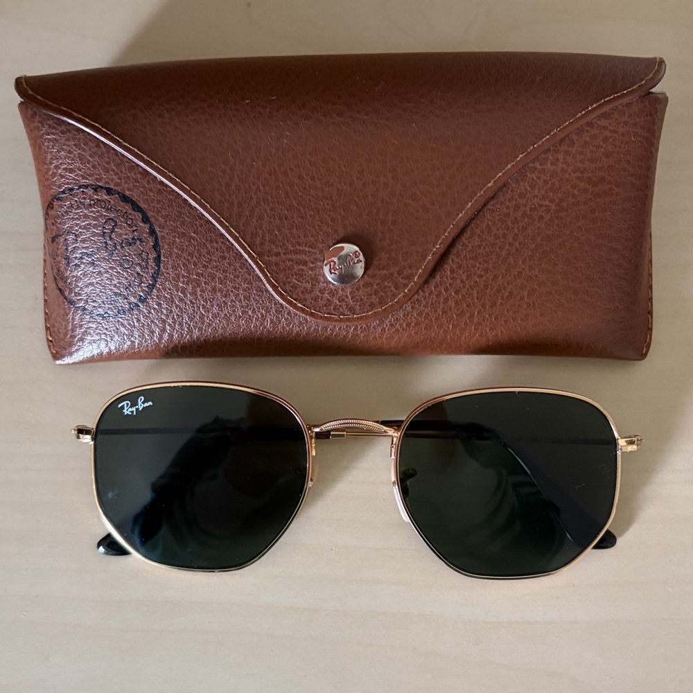 ray ban HEXAGONAL FLAT LENSES sunglasses
